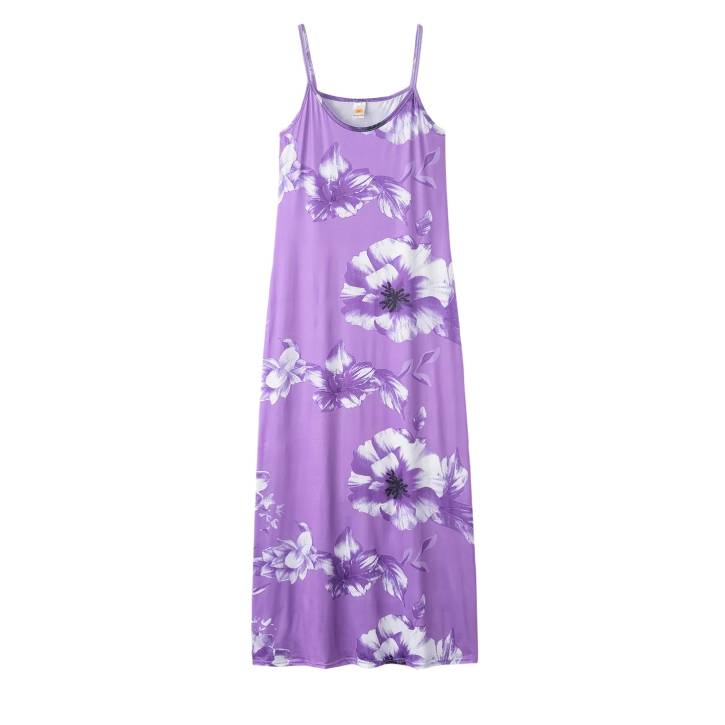 AmazoneBayNew-Robe à bretelles florales imprimées coupe basse pour femmes, vêtements sexy, été chaud