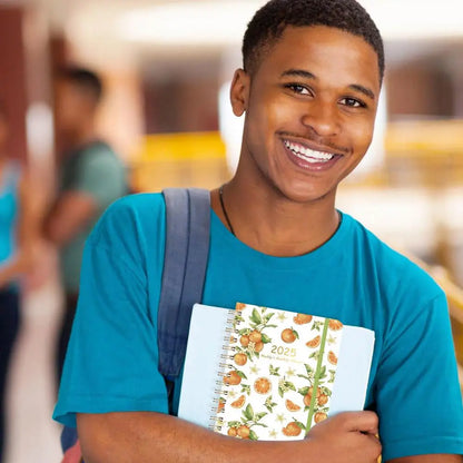 Cahier de licence multifonctionnel pour hommes et femmes, belle licence 03/licence, hebdomadaire, mensuel, couverture de plante, à faire, 2025