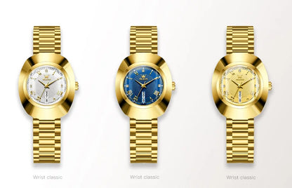 OLEVS Top marque de luxe montre pour femme élégante mode or acier inoxydable montres pour femmes calendrier étanche montre-bracelet à Quartz