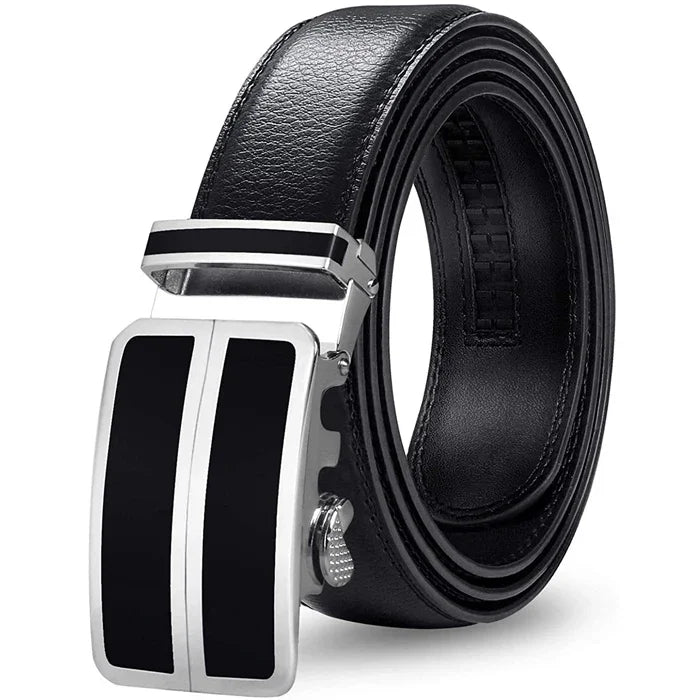 Plyesxale-Ceinture habillée en cuir véritable pour homme, cuir de vachette, automatique, strucformel, environnemental, rouge, noir, marron clair, B272