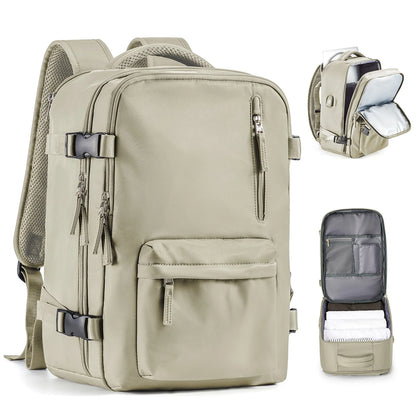 Sac à dos de voyage, sac de cabine, sac à dos Ryanair 40x20x25, sac à dos pour ordinateur portable 15,6 pouces pour hommes et femmes, sac à dos décontracté 40x28x17