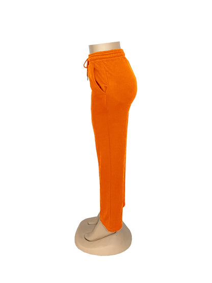 Pantalon femmes pantalons de survêtement pantalons longs cordon taille haute pantalon droit Y2k Streetwear épissure Capris décontracté survêtement 2025 Capris