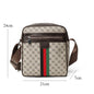 Design de luxe hommes sacs à bandoulière mode Plaid lettre imprimé sac à bandoulière hommes carré sac à bandoulière mâle fronde sac de messager