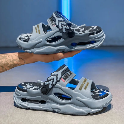 Chaussons pour hommes EVA femmes sandales chaussures à plate-forme confortables antidérapant doux hommes chaussures De plage été Sandalias De Mujer Verano 2025