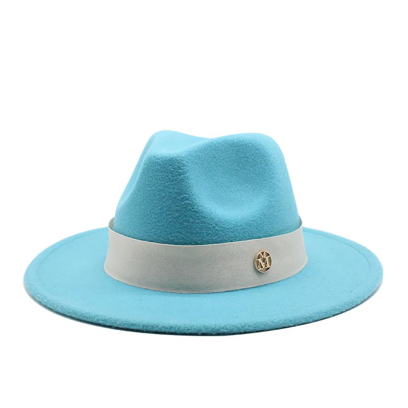 Nouveau chapeau Fedora pour femmes hiver élégant mode formelle mariage décorer église casquette Panama fête Jazz chapeau chapeau femme