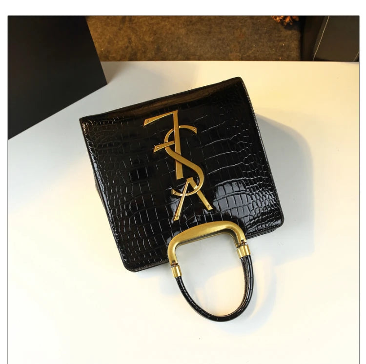 Sac à main de luxe léger de haute qualité, fourre-tout à la mode pour femmes, imprimé crocodile, sac à bandoulière simple, nouvelle collection automne et hiver 2024