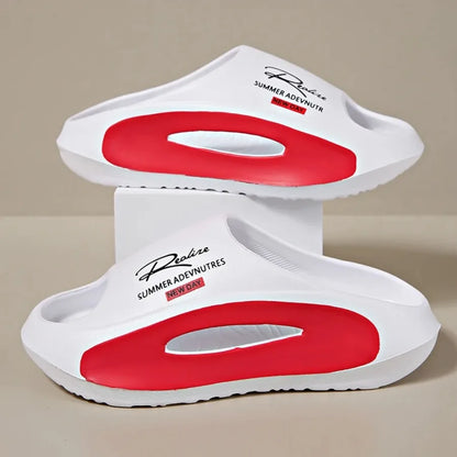 2025 Couple pantoufles été vêtements chauds sandales de plage à semelles épaisses antidérapantes sandales pour hommes et femmes pantoufles pour hommes sandales de luxe