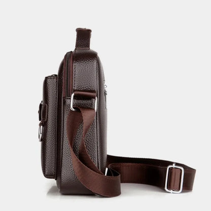 Sac à bandoulière en cuir PU pour hommes, sacs de poitrine imperméables, sacs de voyage, sacoches à la mode, offre spéciale