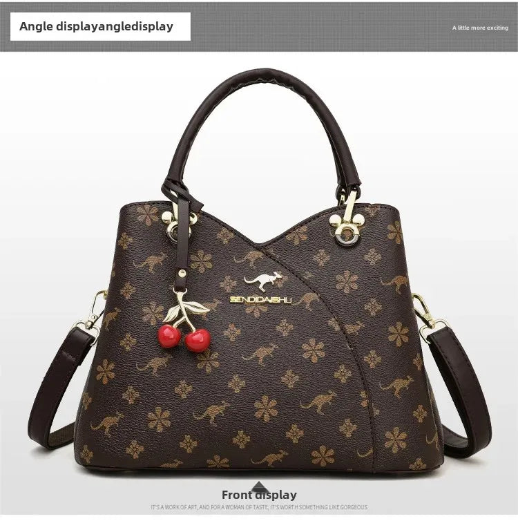 Kangourou femmes sac à main épaule sac à bandoulière automne nouveau Style à la mode maman sac grande capacité fermeture à glissière dames sac à main