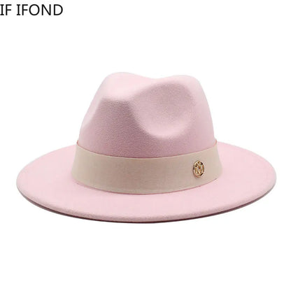 Nouveau chapeau Fedora pour femmes hiver élégant mode formelle mariage décorer église casquette Panama fête Jazz chapeau chapeau femme