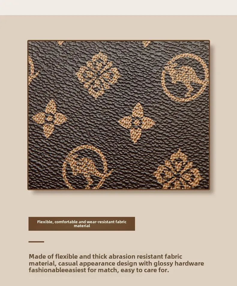 Sac fourre-tout rétro de grande capacité, sac à main imprimé couleur assortie Simple, cadeau pour maman, sac à bandoulière Simple, fermeture à glissière, autre matériau