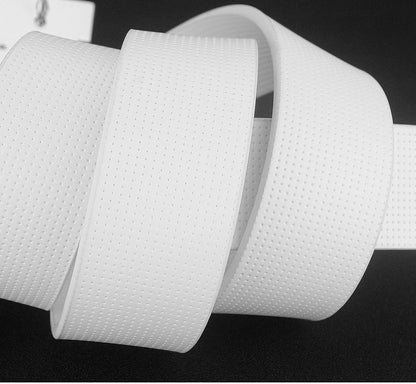 Ceintures de styliste décontractées à boucle ardillon pour hommes, en cuir véritable, 3.3cm de large, marque célèbre de luxe, jeans pour étudiants, cintos masculinos blancs B78