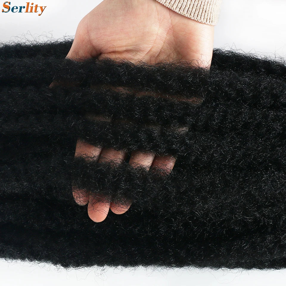 Marley Twist cheveux tressés pré - étirés pack de 1 - 6 ombre boucles africaines crochet cheveux tressés pour faux locs Jumbo Marley Twist cheveux