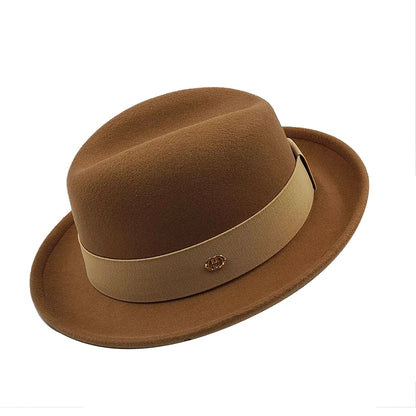 NOUVEAU chapeau de tarte de porc bord hommes femmes Fedora classique gentleman melon cosplay derby melon anglais chapeau panama jazz chapeau en gros