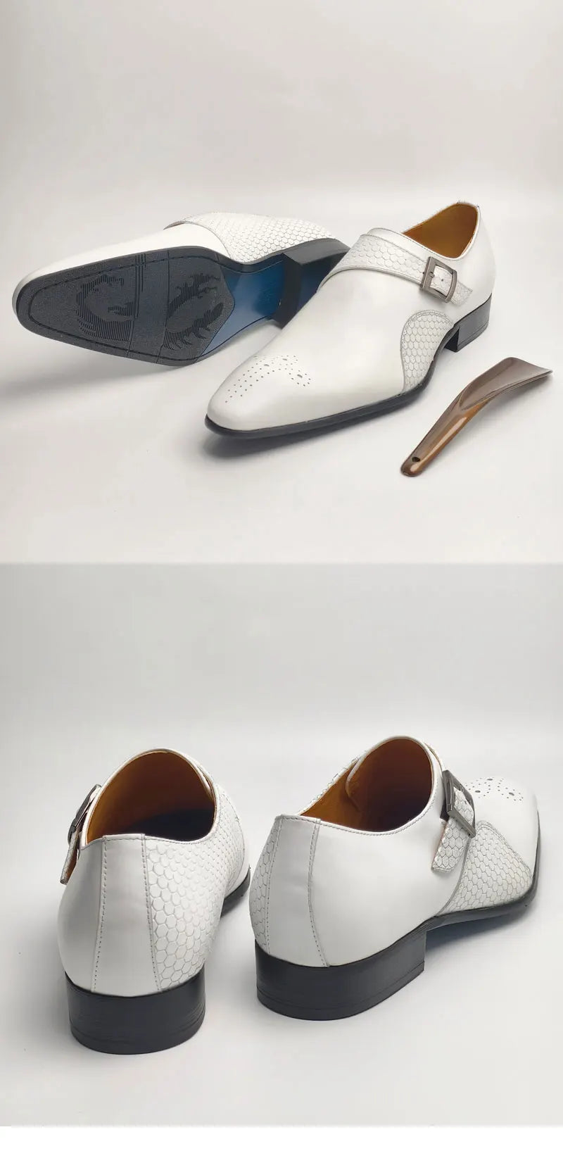 Chaussures en cuir pour hommes à la mode de luxe Style moine quotidien en plein air affaires de luxe mode bureau robe chaussure personnalisation livraison directe