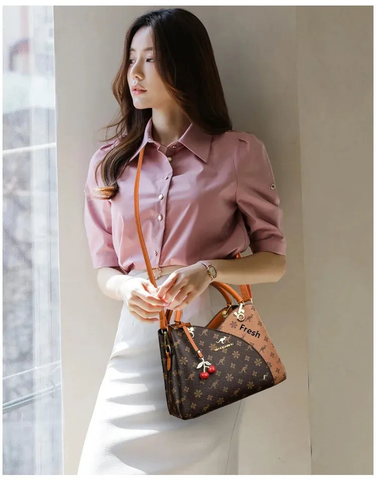 Kangourou femmes sac à main épaule sac à bandoulière automne nouveau Style à la mode maman sac grande capacité fermeture à glissière dames sac à main