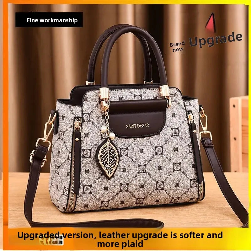 Sac à main à la mode de grande capacité pour femmes, petit sac à bandoulière pour dames et mères d'âge moyen