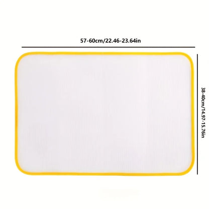 Tissu de repassage résistant à la chaleur, 1/3 pièces, tapis de repassage en maille à usage domestique pour coussinets et couvertures en fer, tapis de Protection thermique de couleur aléatoire