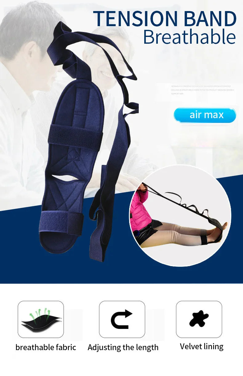 Bande d'étirement des jambes de yoga, flexible, soin des pieds, appareil d'entraînement pour fasciite plantaire