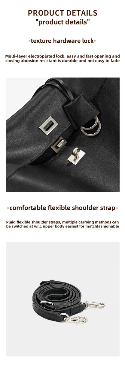 2025 Rodeo cuir grande capacité sac fourre-tout de banlieue sac à main à bandoulière unique sac à bandoulière sous les bras pour les déplacements élégants