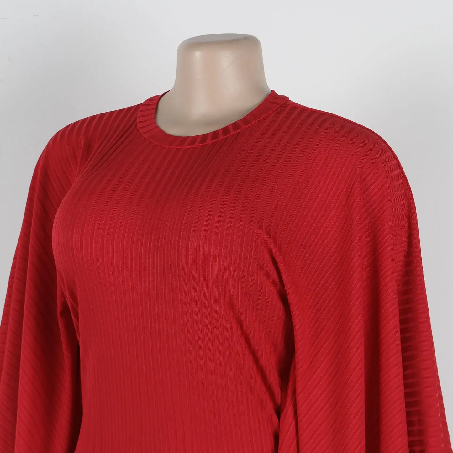 Robe mi-longue à pampilles en polyester à manches 3/4 pour femmes, tenues africaines élégantes, vêtements africains