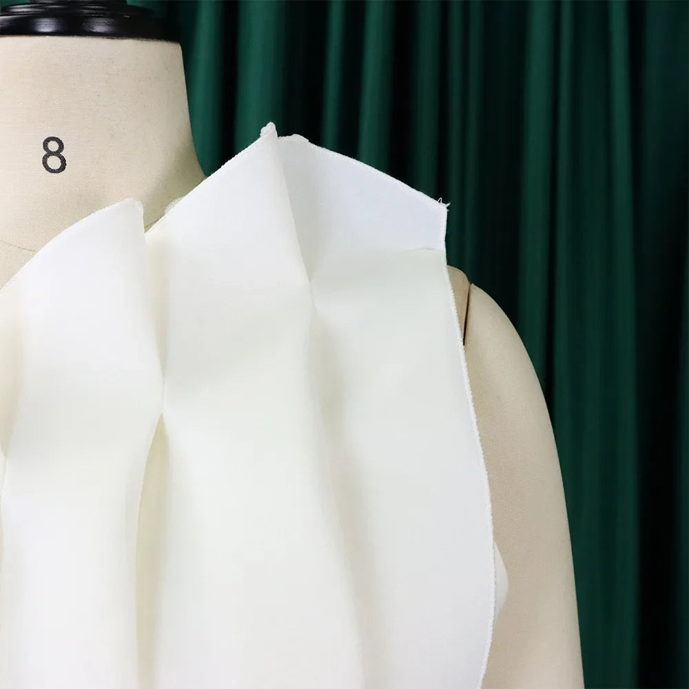 Vêtements africains robes de soirée de mariage africaines pour femmes élégantes 2024 été afrique sans manches Polyester soirée robe mi-longue robes