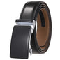 Ceinture de surintendant en cuir de vache véritable pour homme, accessoire de marque, décontracté, automatique, noir, rouge, marron