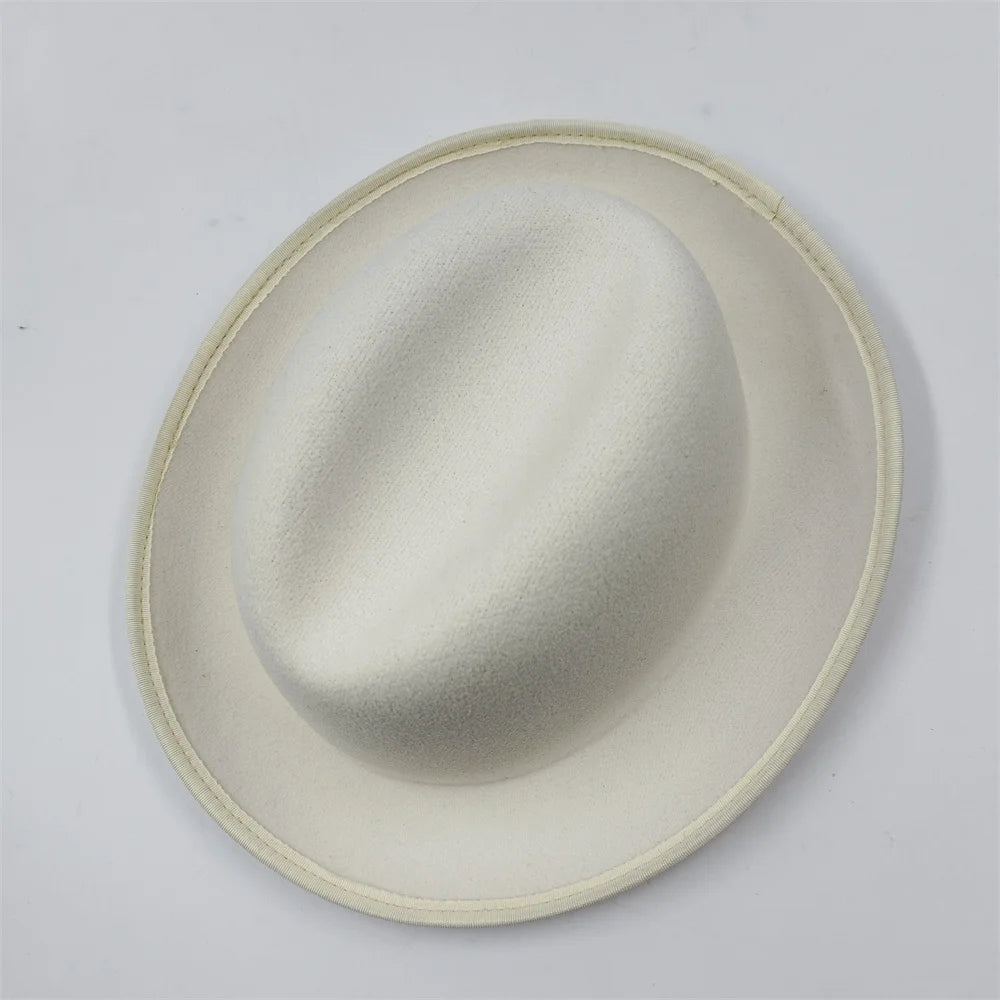 NOUVEAU chapeau de tarte de porc bord hommes femmes Fedora classique gentleman melon cosplay derby melon anglais chapeau panama jazz chapeau en gros