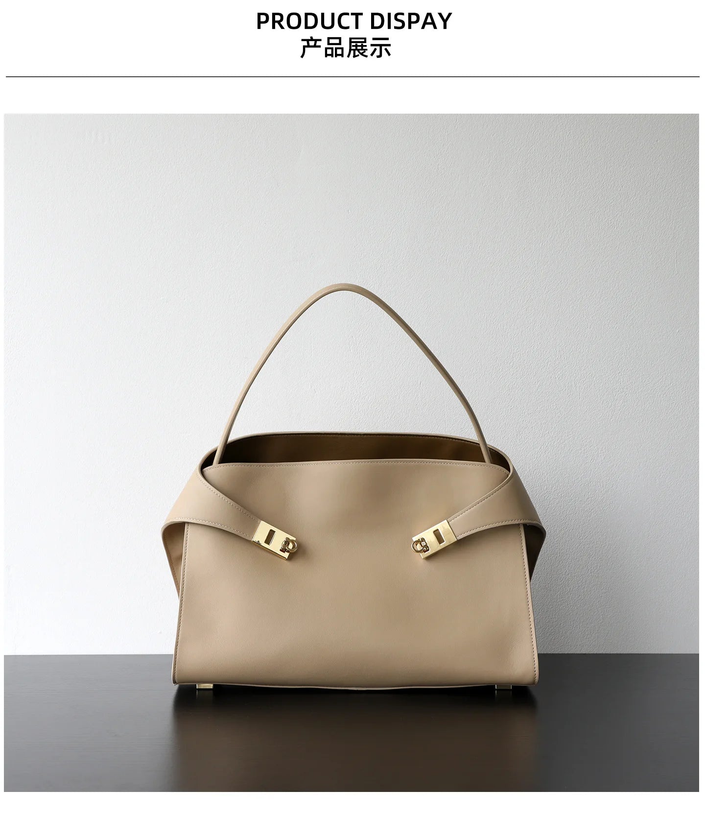 Niche léger luxe haut de gamme en cuir grande capacité première couche peau de vache sac à main pour femme sac fourre-tout banlieue loisirs polyvalent
