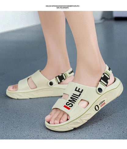 2025 nouveaux pantoufles de Massage pour hommes sandales d'extérieur intérieures plage confortables diapositives souples chaussures décontractées pour hommes femmes pantoufles de maison