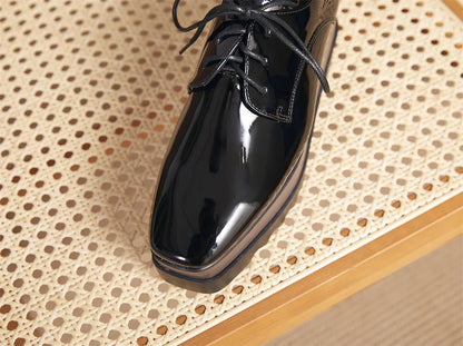 Plate-forme plate solide pour femmes, chaussures plates pour femmes, Parker carré, décontracté, printemps, automne, tout neuf, mode, strucgirls, loisirs