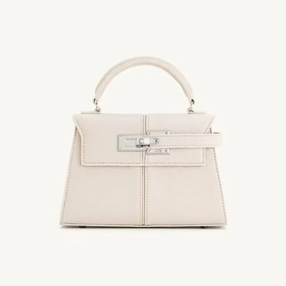 2025 Sac pour femme en cuir trapézoïdal Sac à main de niche de mode polyvalent Sacs à poignée supérieure на сумки pagalaчжа seva sac de luxe femme