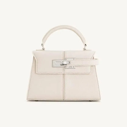 2025 Sac pour femme en cuir trapézoïdal Sac à main de niche de mode polyvalent Sacs à poignée supérieure на сумки pagalaчжа seva sac de luxe femme