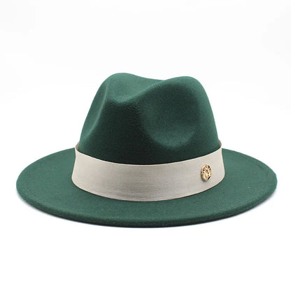 Nouveau chapeau Fedora pour femmes hiver élégant mode formelle mariage décorer église casquette Panama fête Jazz chapeau chapeau femme