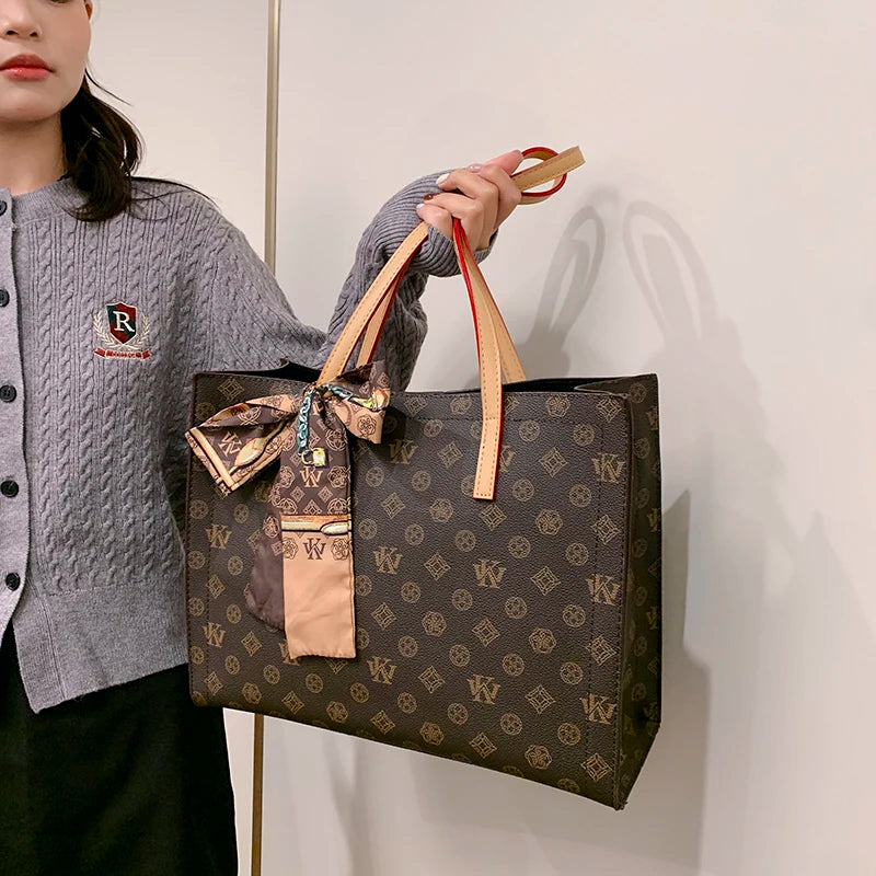 Sac fourre-tout d'affaires haut de gamme – Shopper professionnel pour femmes avec section technique dédiée et fonction de blocage RFID