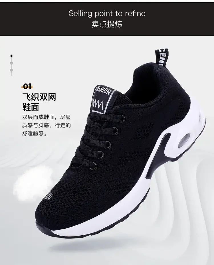 Femmes chaussures de course respirant maille extérieur léger chaussures de sport décontracté marche baskets Tenis Feminino Zapatos Mujer