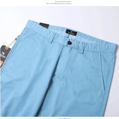 Pantalon décontracté en coton pour homme, jean droit, jean classique multicolore, mode d'affaires, confortable, printemps, été, nouveau, 2024