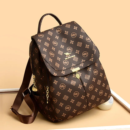 Sacs à Dos imprimés kangourou classiques Sac à Dos en Cuir Pu pour femmes Sac d'école à bandoulière pour mère Sacs à Dos Sac de transport A Dos