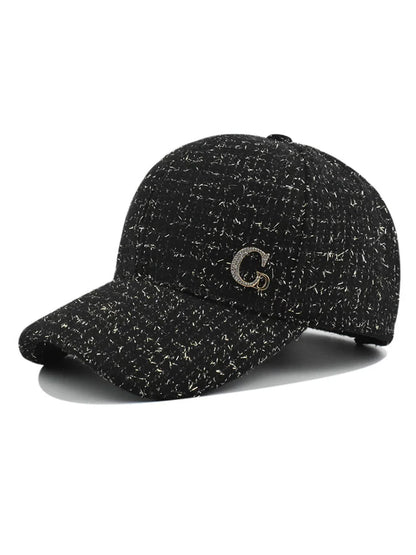 Casquette de Baseball avec Patch M en métal, chapeau noir élégant pour homme et femme, chapeau de soleil léger et réglable pour femmes