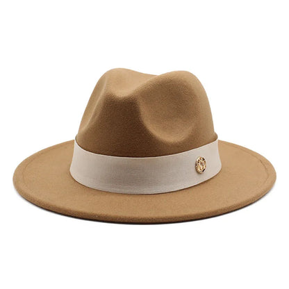 Nouveau chapeau Fedora pour femmes hiver élégant mode formelle mariage décorer église casquette Panama fête Jazz chapeau chapeau femme