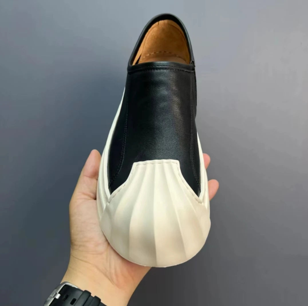 Chaussures plates respirantes en cuir véritable pour hommes, chaussures décontractées, blanc, noir, marron, mode de créateur, recommandé