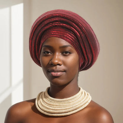 Cravate de sauna africaine, casquettes de documents solides, chapeaux de soirée, tenues musulmanes, chapeau turban, mode d'été et d'automne