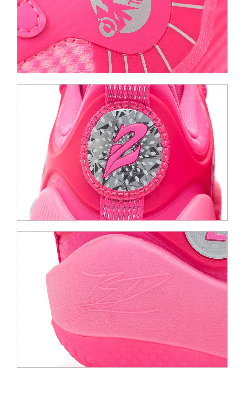 Rigorer BP1 'Kaleidoscope' chaussures de basket-ball hommes bas résistant à l'usure antidérapant professionnel réel Combat Sport baskets