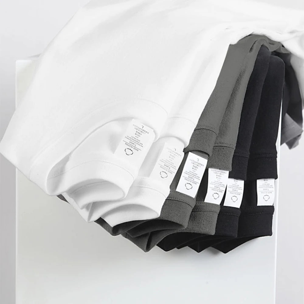 2 pièces 100% coton solide t-shirts hommes et femmes à manches courtes blanc t-shirts décontracté respirant ample col rond T-shirt Couple hauts