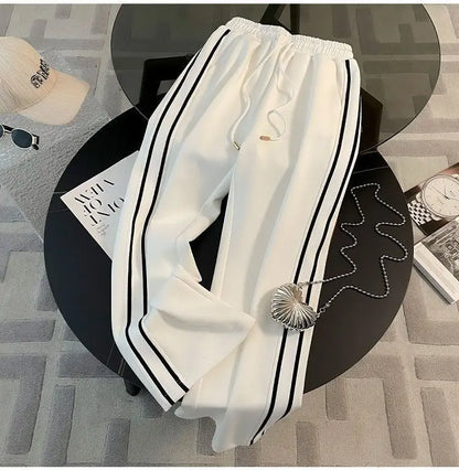 Printemps et automne haut de gamme sport décontracté ensemble femmes Western col en v haut pantalon à jambes larges deux pièces Setj Uicy Corture survêtement