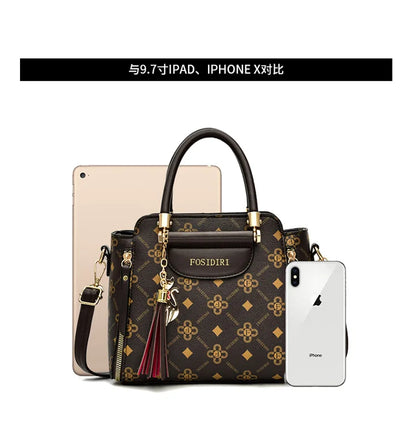 Sac à bandoulière en cuir Pu pour femmes, sacoches polyvalentes de grande capacité, sacs à fermeture éclair