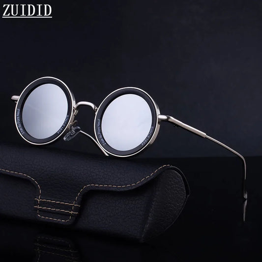 Lunettes De Soleil rondes Steampunk hommes Vintage Punk lunettes De Soleil femmes à la mode rétro lunettes De mode Gafas De Sol Hombre Lunette Soleil Femme