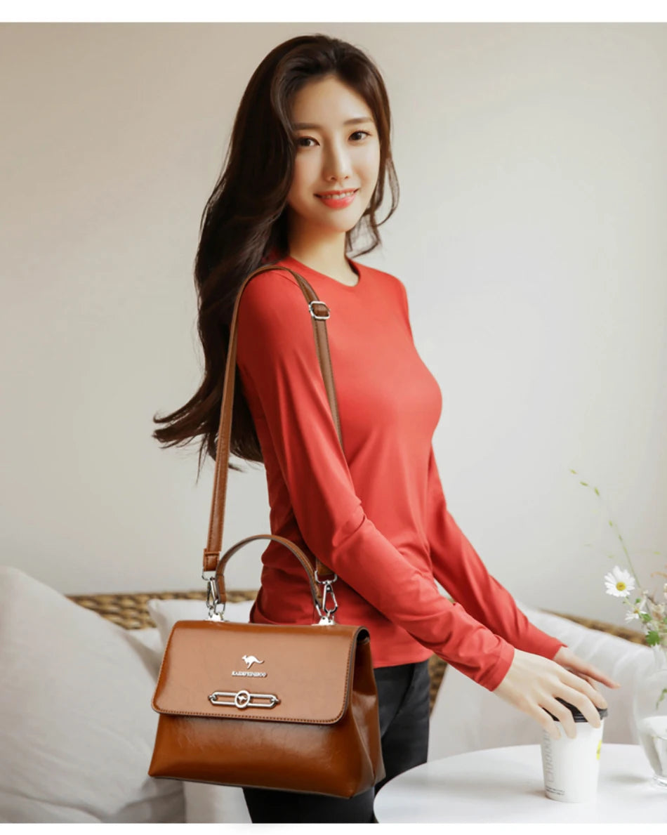 Sac à main rétro tendance pour femmes, portefeuille en cuir souple de haute qualité, petit sac carré, sacs à bandoulière de luxe célèbres