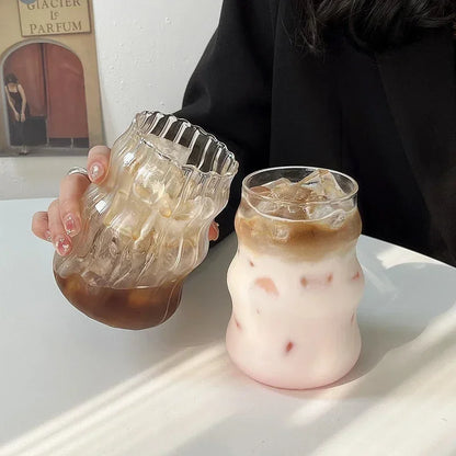 Verre à thé à bulles Transparent de 550ml, avec pailles, tasses à bière, pichet à jus de lait et de fraise, tasse à café, verres pour fête ﻿