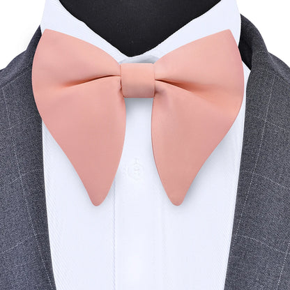 GUSLESON mode rose Champagne bleu solide noeud papillon pour hommes classique grand noeud papillon pour fête de mariage nœud papillon adulte hommes cravate